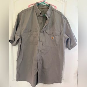 NWOT Carhartt Ridgeline Workforce Short Sleeve Shirt - Asphalt Large